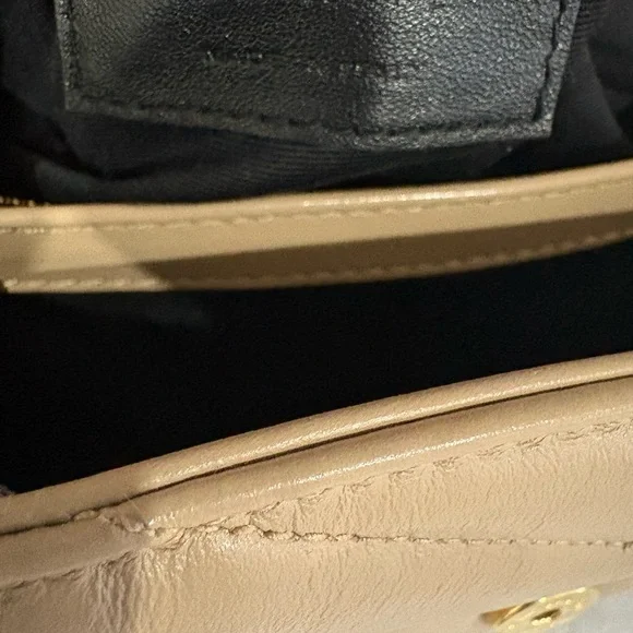 Saint Laurent YSL small Toy Lou Lou Tan beige Leather Crossbody Bag - Picture 10 of 13